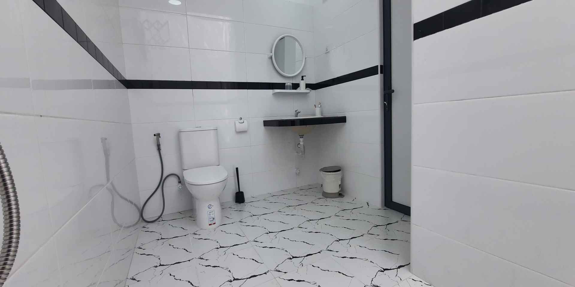 Clean and comfortable toilet.